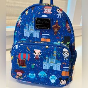 NWT Disney Jerrod Maruyama Magic Kingdom Loungefly Backpack